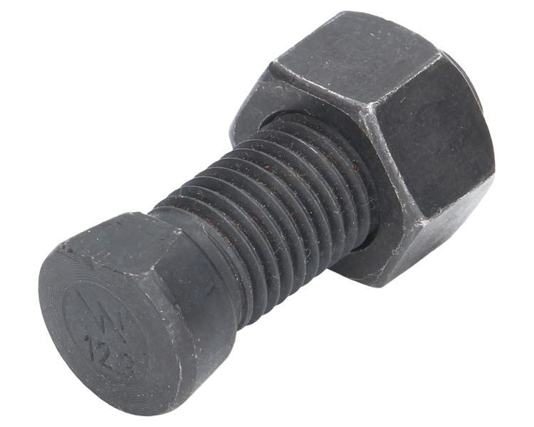 Śruba kpl. płużna oval z jednej strony ścięta M16x50 mm kl.12.9 zastosowanie Kverneland Waryński M16X50OV1