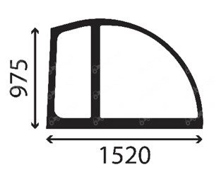 szyba do ładowarki Genie - boczna prawa 07.0740.0099 (3702)