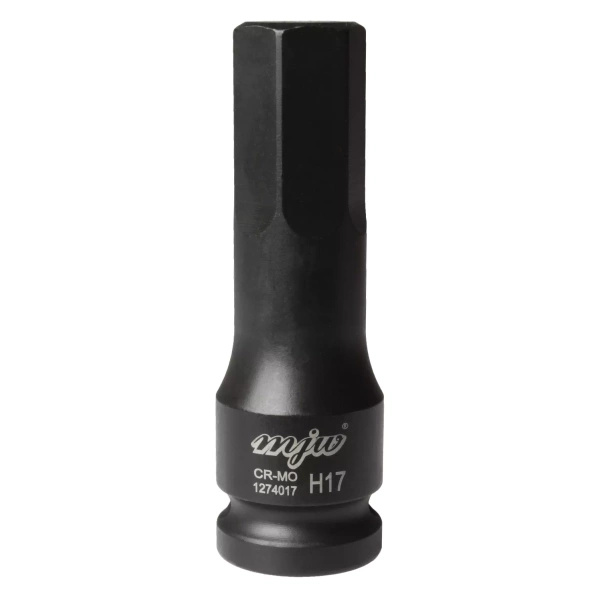 Klucz nasadowy nasadka udarowa trzpieniowa 1/2" długa HEX H17 MJW