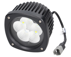 lampa robocza LED 50W MOCNA 6900lm CAT, John Deere Case, Komatsu wiązka rozproszona 90 stopni