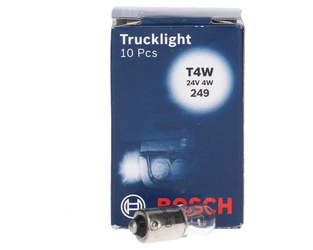 żarówka BOSCH T4W 24V 4W BA9s 249 Trucklight