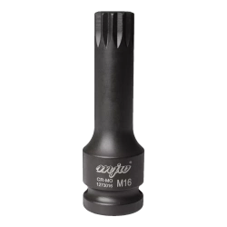 Nasadka udarowa trzpieniowa 1/2" długa SPLINE M16 MJW