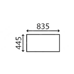 szyba Case, Hyundai - przednia dolna 71ML-03041 (3801)