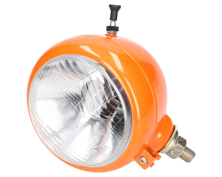 lampa przednia uniwersalna pomarańczowa do ciągnika Fiat 150mm z wyłącznikiem