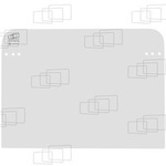 szyba Komatsu - drzwi lewa przesuwana 421-51-11891