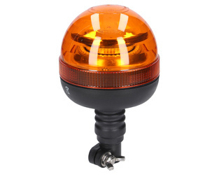 lampa błyskowa, kogut LED R10 Flex na rurę do ciągnika, koparki, ładowarki 128x210mm