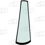 szyba JCB - narożna prawa 827/30284, 827/30334 (4965)