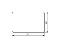 szyba koparka CAT - tylna 340-6626