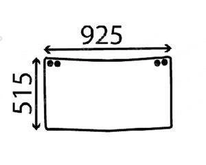 szyba Case - tylna środkowa E48355 (1094)
