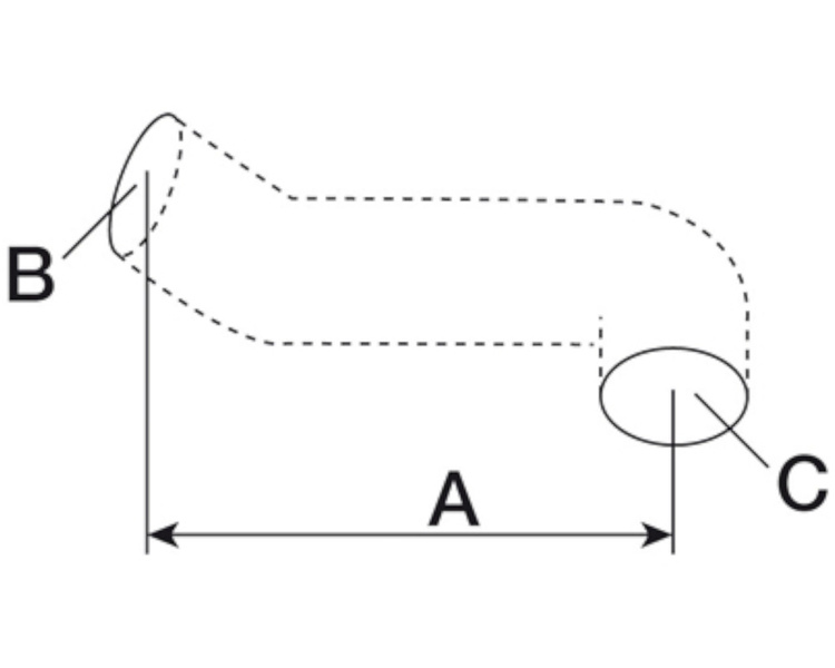 Przewód chłodnicy dolny Perkins Massey Ferguson 194737M1