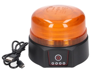 lampa błyskowa, kogut, lampa ostrzegawcza LED z możliwością ładowania