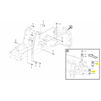 Tuleja w ramie koparko-ładowarka VOLVO BL61 BL71 15666983