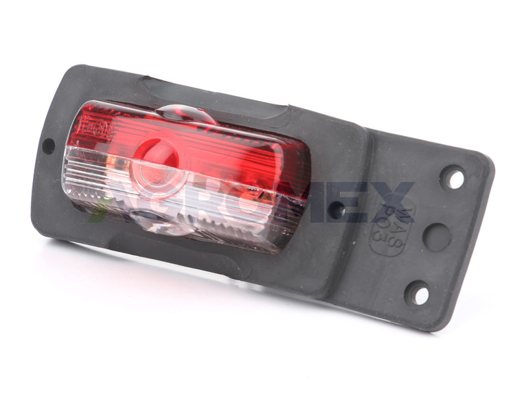 Lampa obrysowa przednio-tylna, biało czerwona