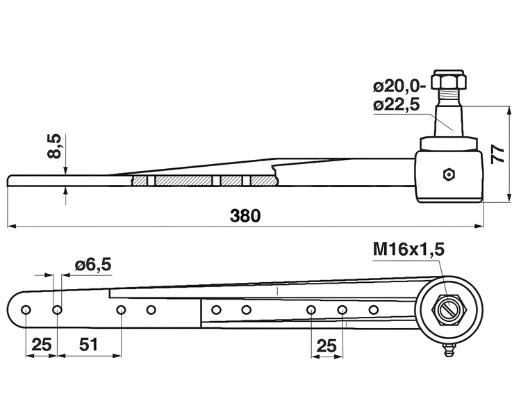 Główka kosy kombajnu John Deere AH21346