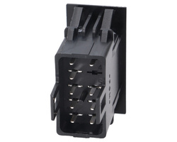 włącznik, przełącznik świateł awaryjnych 42x22mm 2 położenia 9 PIN Massey Ferguson 071647T1