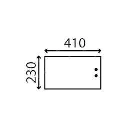 szyba Landini, Massey Ferguson - tylna dolna 3535270M1