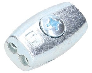 Zacisk liny kubełkowy 5mm ocynkowany