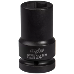 Klucz nasadowy nasadka udarowa 1" 6-kąt długa 24 mm MJW