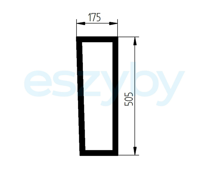 szyba Fiat seria 86 S, V, DT - przednia dolna lewa 44910261 (2646)