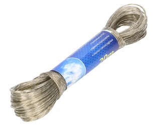 Linka stalowa powlekana do prania 20m