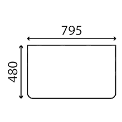 szyba Case - przednia dolna 72275369 (3489)
