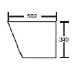 szyba JCB - drzwi dolna prawa 827/20243