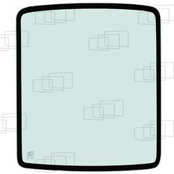 szyba Case, Doosan, Hyundai - tylna 71MH-12380, K1013087A (3836)