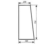 szyba do ciągnika Zetor - tylna boczna (11)