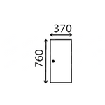 szyba do ciągnika Case - boczna przesuwana 3158060R1