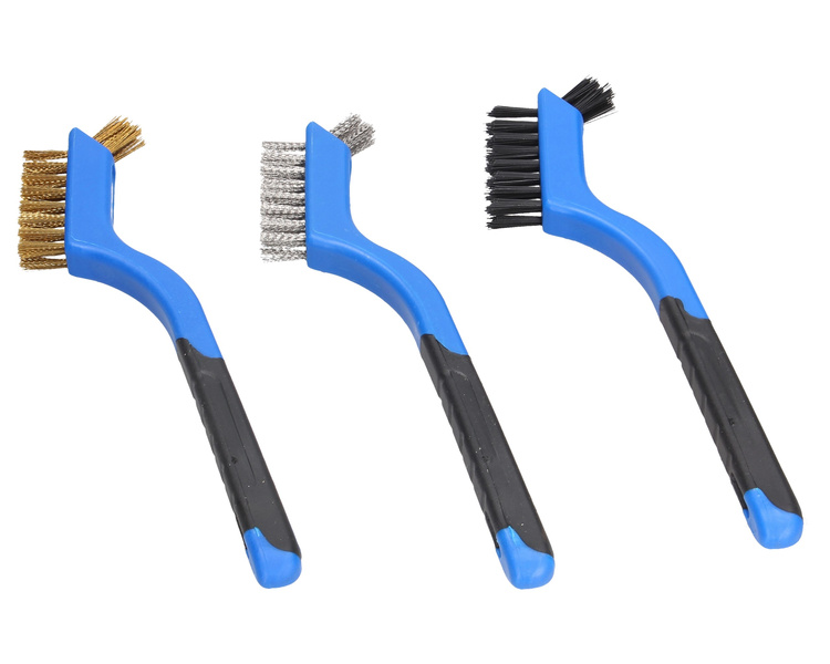 Zestaw 3szt. szczotek drucianych 180mm