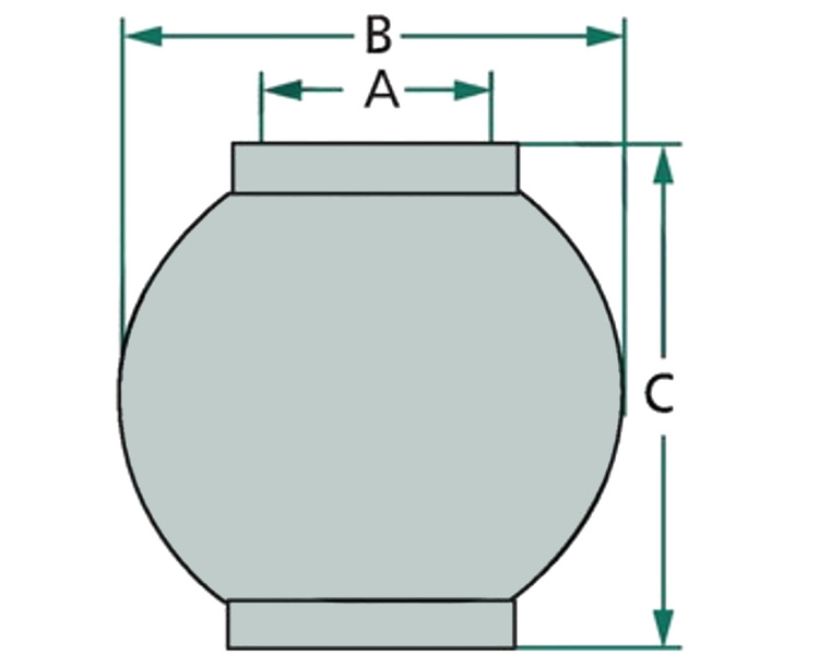 Kula łącznika górnego Heavy Duty 19,3x44x35 kat. 1 GRANIT