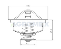 Termostat G199204010020 Fendt Farmer Favorit  POLMO