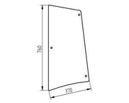 szyba Massey Ferguson 304 F, S, V - boczna 3311780M91 (3629)