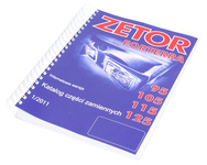 katalog części zamiennych Zetor Forterra 95, 105, 115, 125