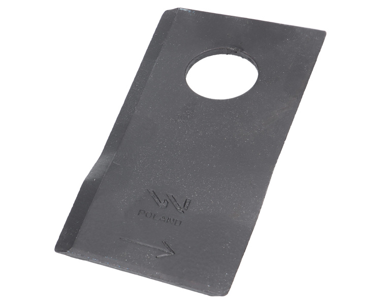 Nóż, nożyk kosiarka lewy 94x48x3mm otwór 19 zastosowanie 570409 Niemeyer Kverneland WARYŃSKI