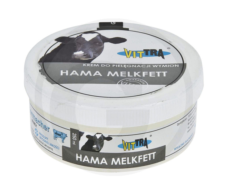 Krem do pielęgnacji dezynfekcji wymion i strzyków VIT-TRA Eimü-Hama Melkfett 250ml