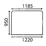 szyba Renault serie 751-851.4, 781S-851.4S - przednia 6005028930 (2511)