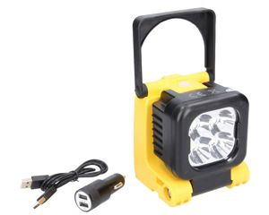 Lampa Robocza 4 x LED na magnes z akumulatorem