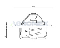 Termostat SW400 Bizon POLMO