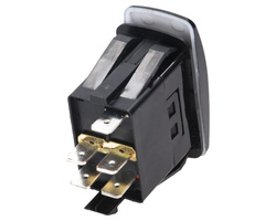 włącznik, przełącznik świateł do ciągnika 35x20mm 5PIN 3 położenia