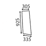 szyba Case - boczna narożna E44003