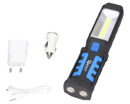 Lampa warsztatowa 230/12V 3W-240 AKU Li-on Geko