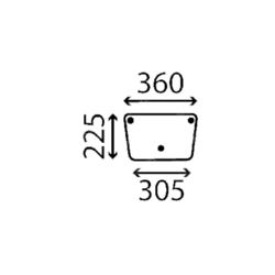 szyba Deutz-Fahr - tylna dolna otwierana FRA-0400626801