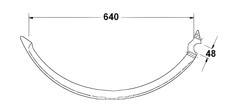 Iglica igła metalowa prasa Case/Massey Ferguson 3101112M1 / F2526