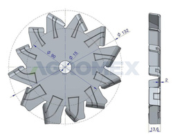 Wentylator alternatora MF3 EXPOM eu