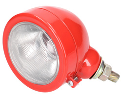 lampa przednia uniwersalna czerwona do ciągnika Massey Ferguson 120mm