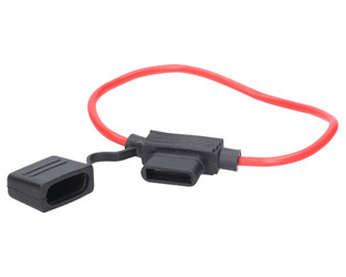 uchwyt, gniazdo, oprawa na bezpiecznik płaski standard z przewodem