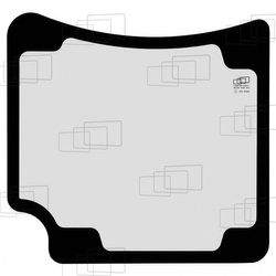 szyba do wózka widłowego Linde - dachowa z metalowa ramką 3864376307 (4752)