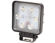 Lampa robocza ledowa 109x109mm, 18W, 12/24V 1300Lm