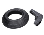opona i dętka 4.00 x 100, 4.00 x 8 zawór prosty 4 PR